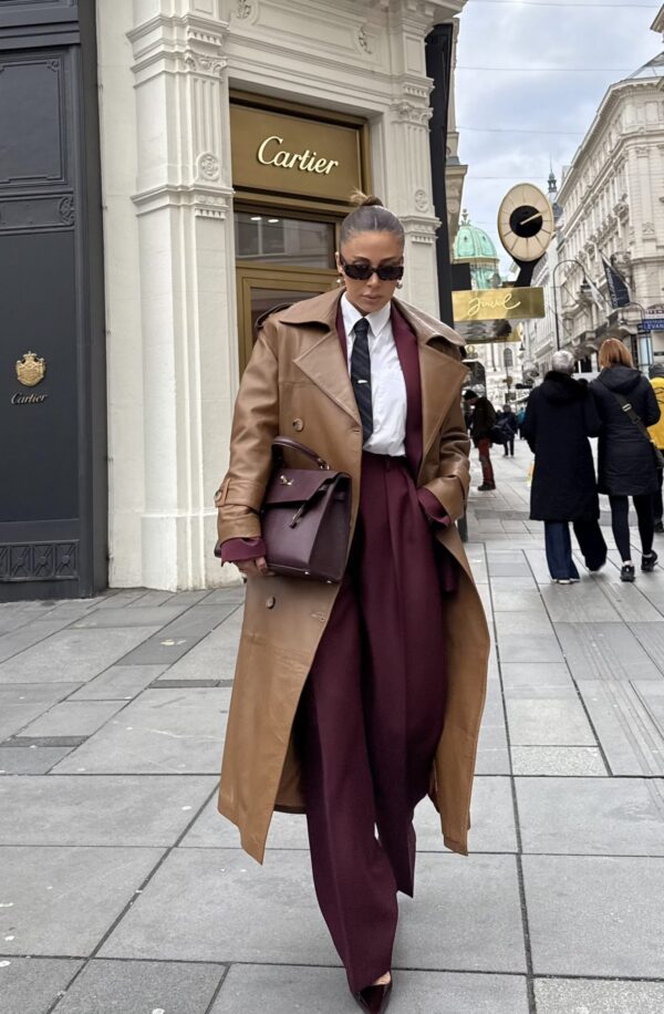 PŁASZCZ SKÓRZANY HARPER