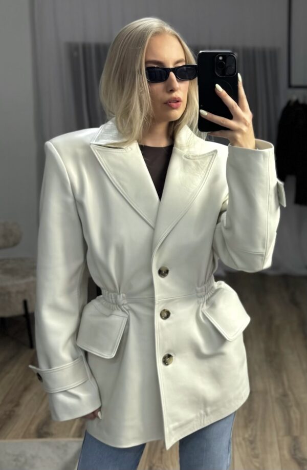 PŁASZCZ SKÓRZANY MINI CHARLOTTE